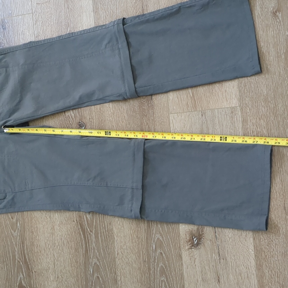 REI Women's Gray Pants Convertible Hiking Pants Water Resistant Finish 8 Petite - Picture 8 of 11